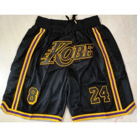 NBA Los Angeles Lakers Kobe Uomo Pantaloncini Tascabili Swingman
